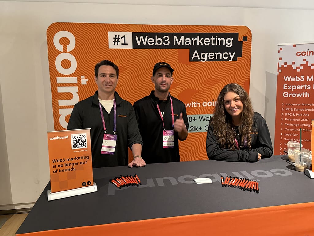 Coinbound Team at Conference