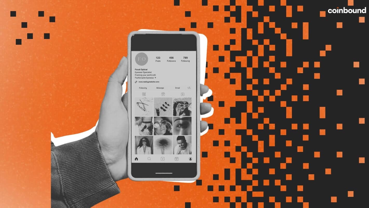 Web3 social media mobile screenshot